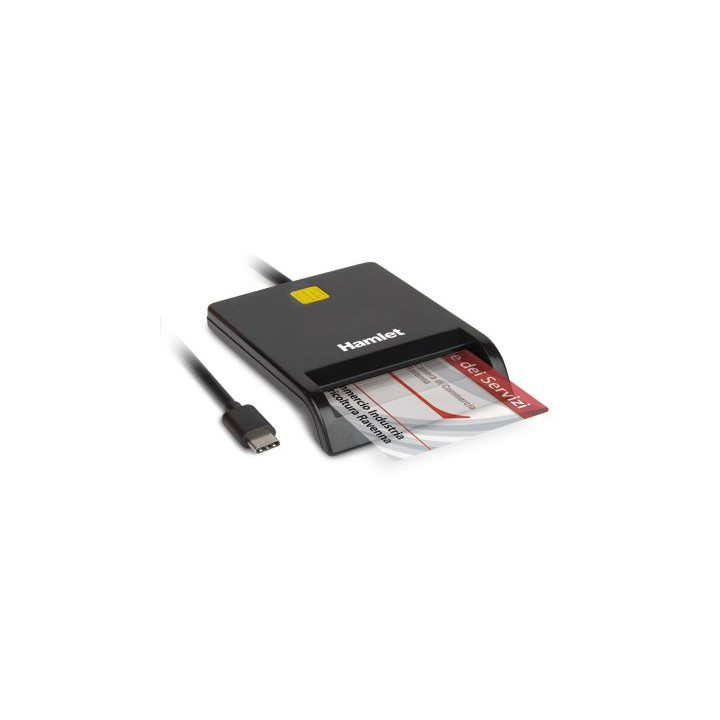 HAMLET LETTORE SMART CARD USB 3.1 GEN 1 USB-C